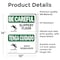 Signmission 14 in Height, 10 in Width, Vinyl Decal, Rectangle, Bilingual OS-2PACK-BC-D-1014-L-10047 - alternate 4